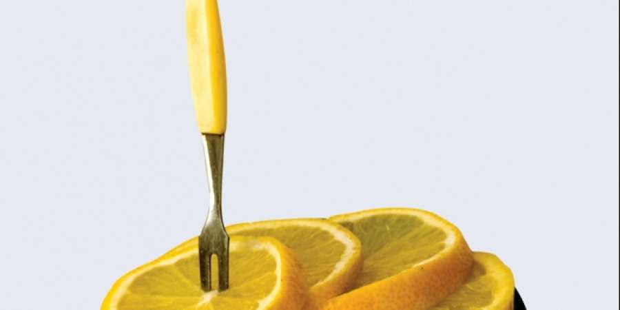 Лимонная вилка отличается миниатюрностью