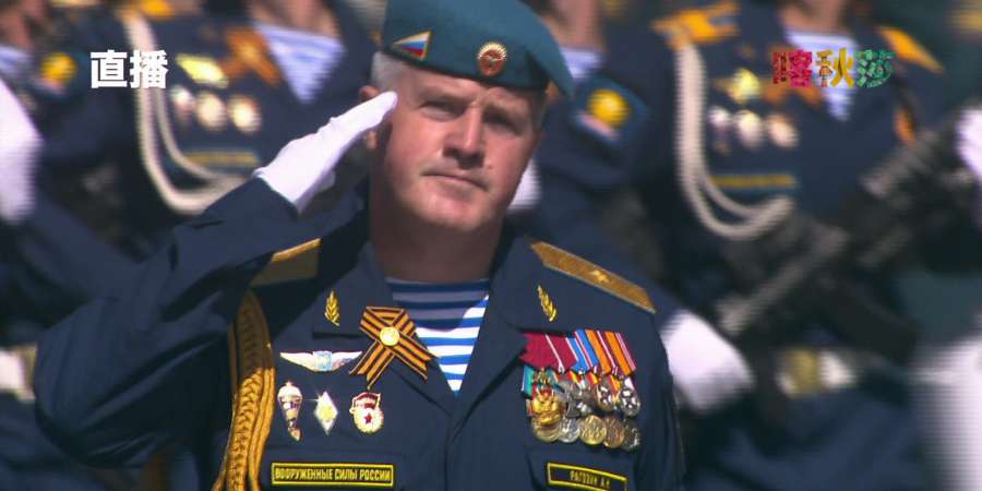 方阵由梁赞马尔戈罗夫大将高等空降兵指挥学校的学员组成，由阿列克谢·拉戈金少将领衔。